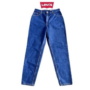 LEVI’S 550 Vintage Jeans Womens 12 Relaxed Tapered High Rise Med Blue Denim Wash